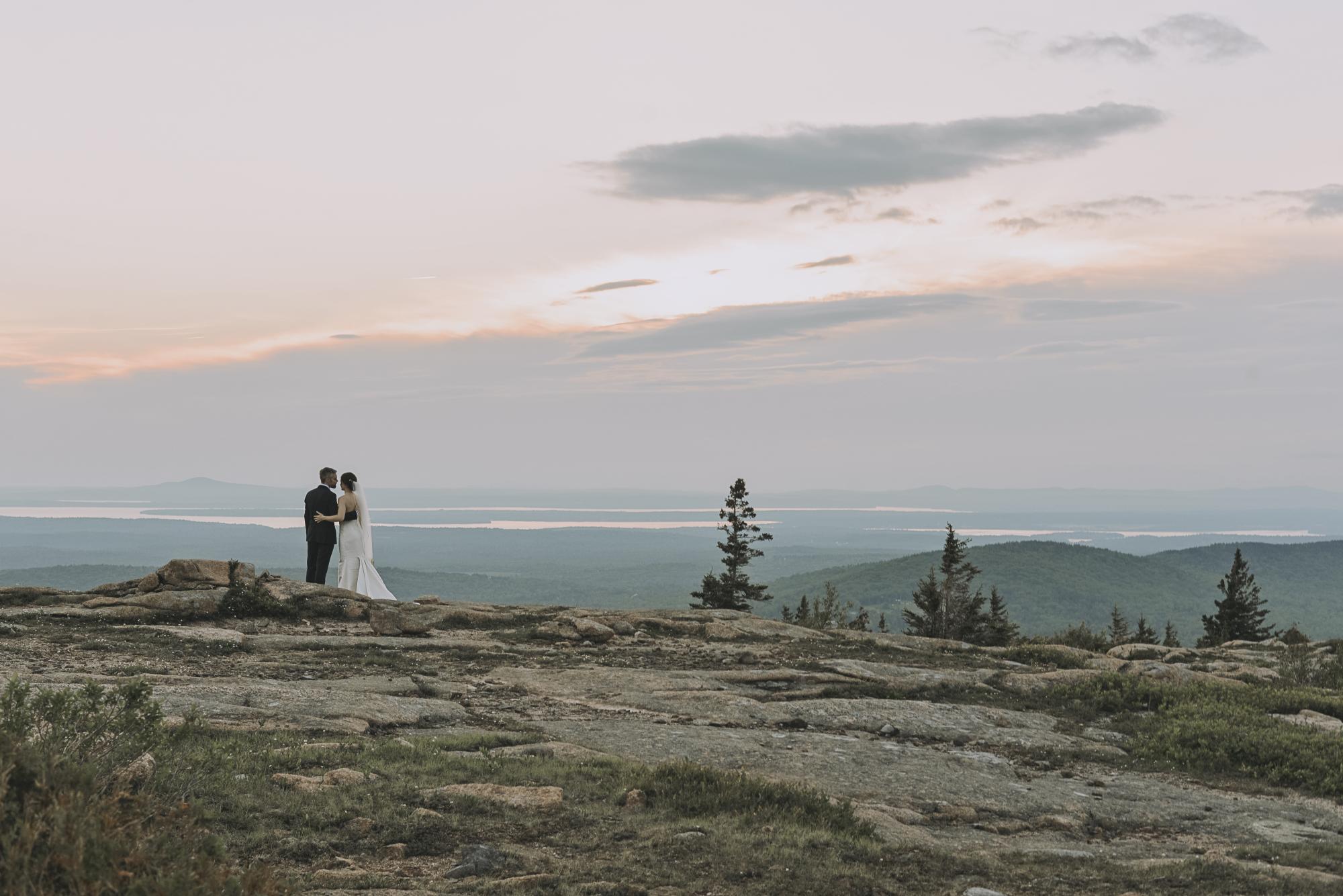 mountaintop maine wedding