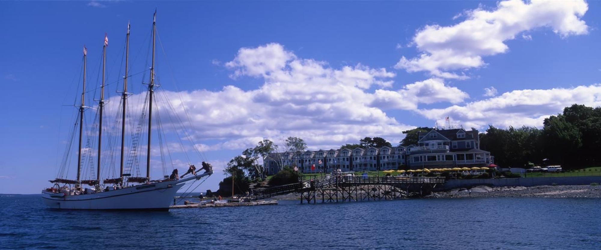 Bar Harbor Maine harbor