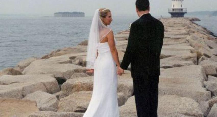 Maine Island and Lighthouse