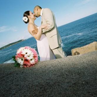 Wedding in Acadia National Park on Sand Beach