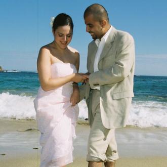 Wedding in Acadia National Park on Sand Beach