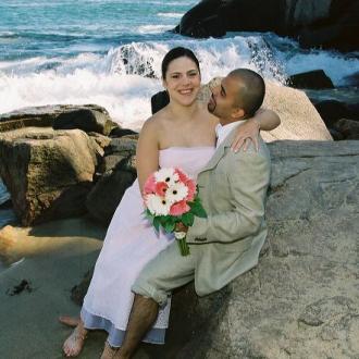 Wedding in Acadia National Park on Sand Beach