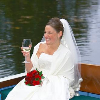 Maine Lakes and Mountains Wedding Photo