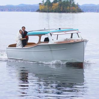 Maine Lakes and Mountains Wedding Photo