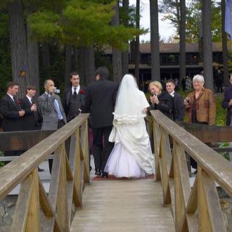 Maine Lakes and Mountains Wedding Photo