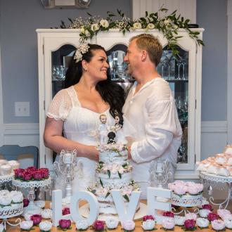 wedding on a beach in Maine