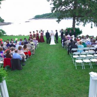 York Harbor, Maine Wedding Photo