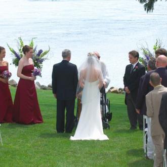 York Harbor, Maine Wedding Photo