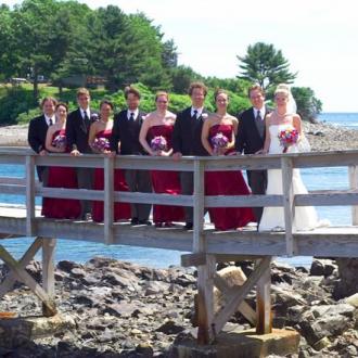 York Harbor, Maine Wedding Photo