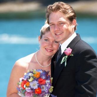 York Harbor, Maine Wedding Photo