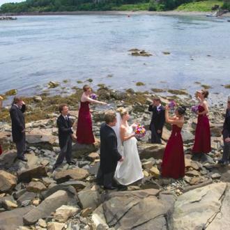 York Harbor, Maine Wedding Photo