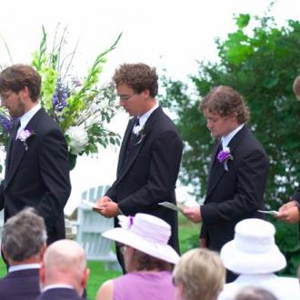York Harbor, Maine Wedding Photo
